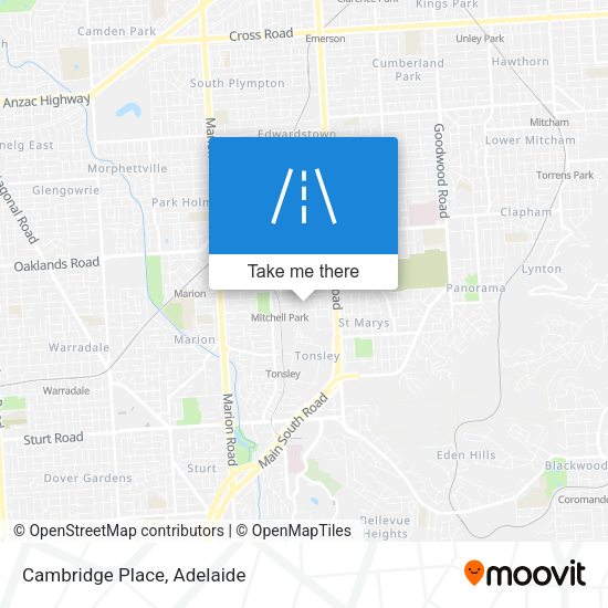 Cambridge Place map