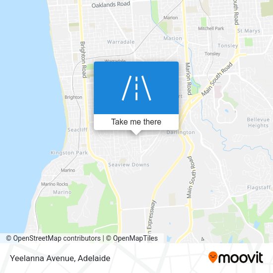 Yeelanna Avenue map