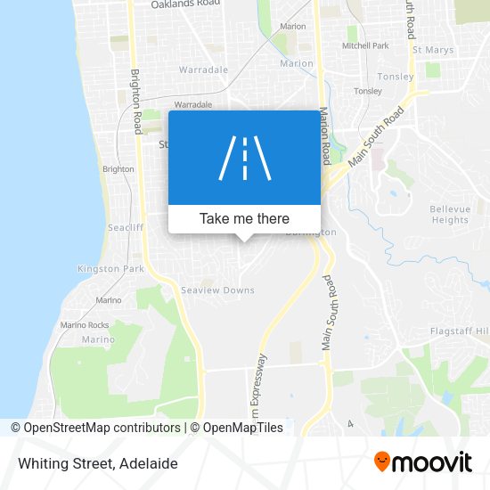 Whiting Street map