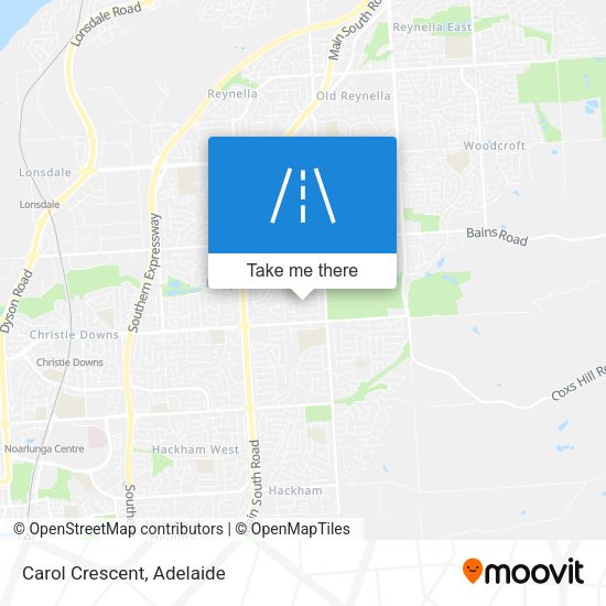 Carol Crescent map