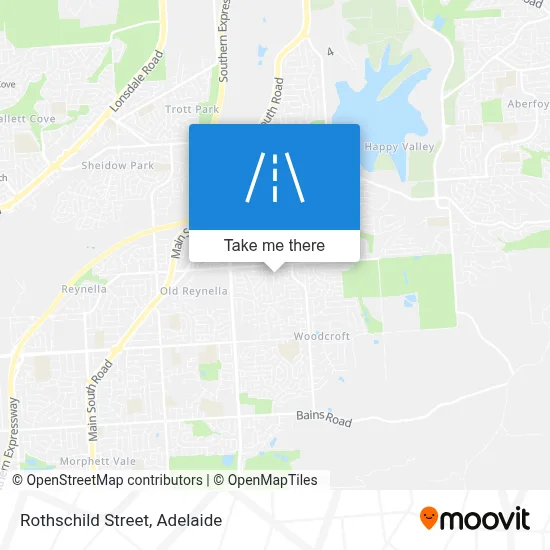 Mapa Rothschild Street