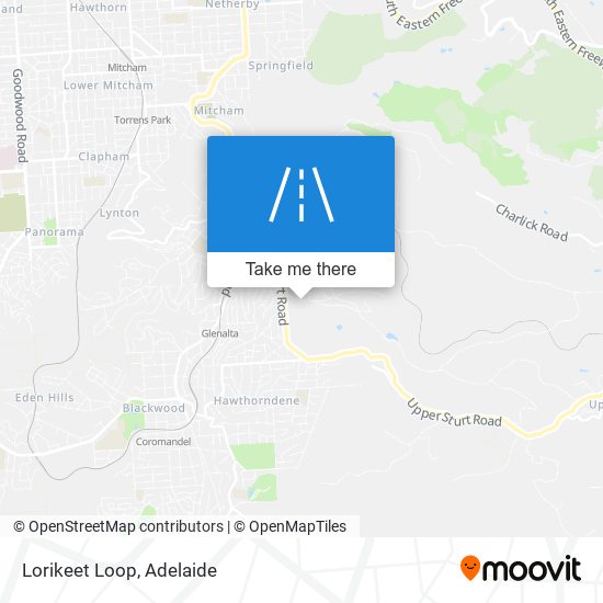 Lorikeet Loop map