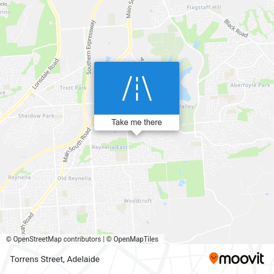 Torrens Street map