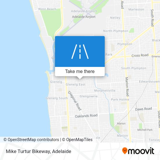 Mike Turtur Bikeway map