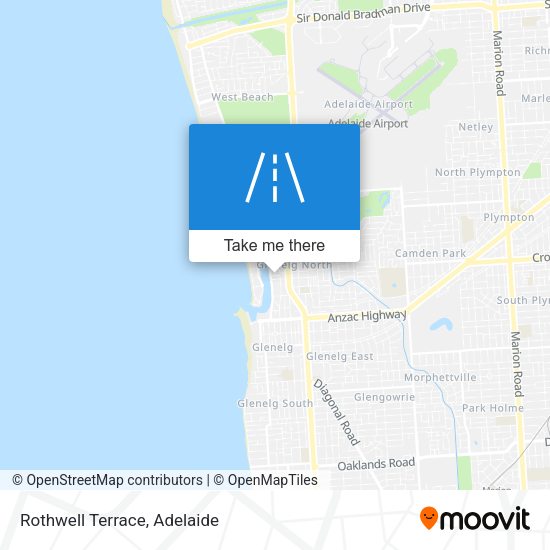 Rothwell Terrace map