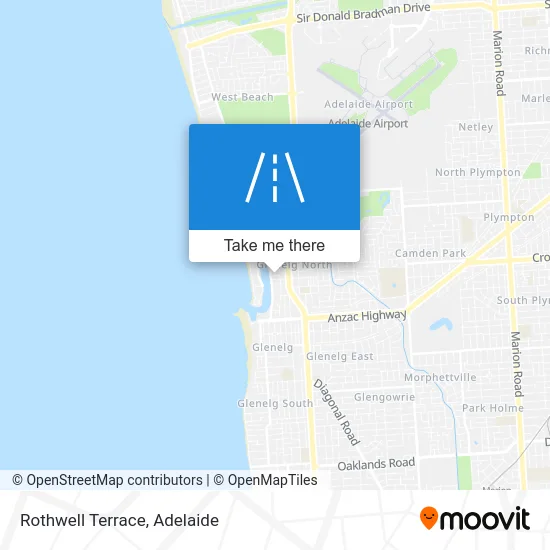 Mapa Rothwell Terrace