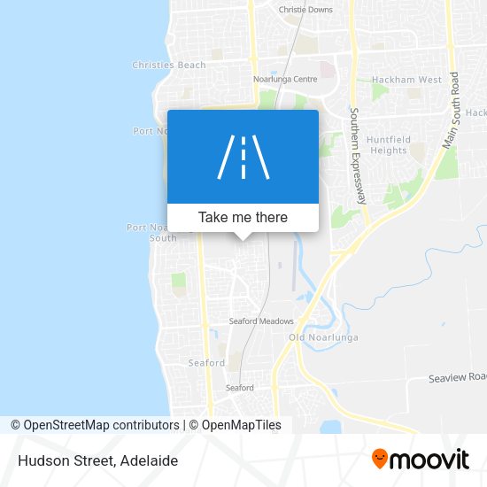 Hudson Street map