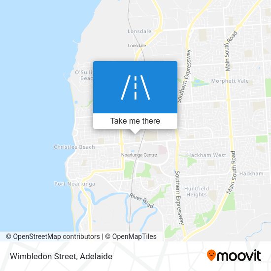Wimbledon Street map