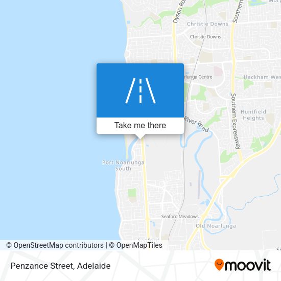 Penzance Street map