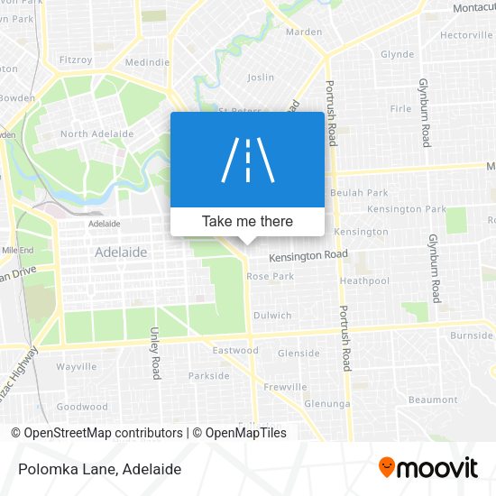 Polomka Lane map
