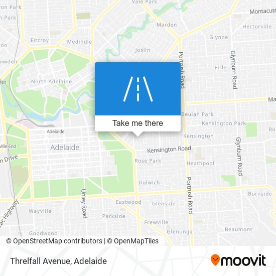 Threlfall Avenue map