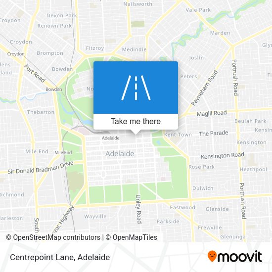 Centrepoint Lane map