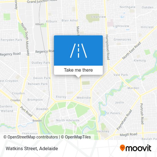 Watkins Street map