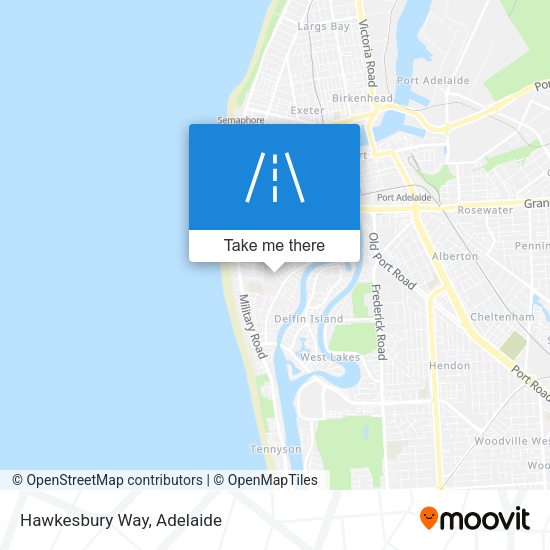 Hawkesbury Way map