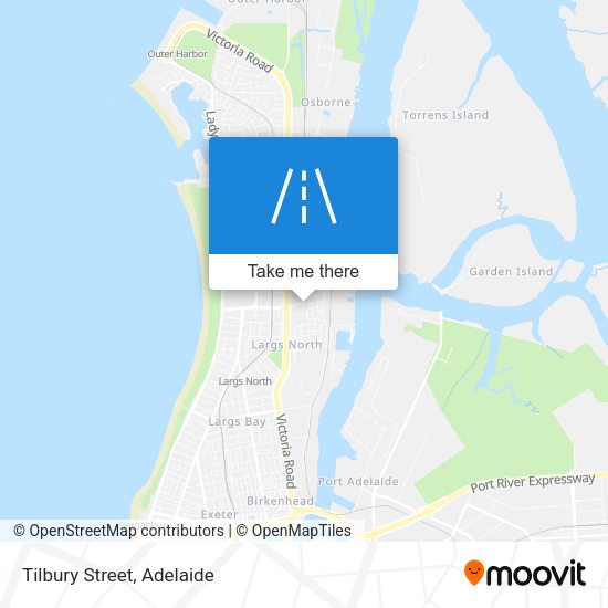 Tilbury Street map