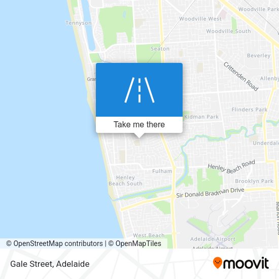 Gale Street map