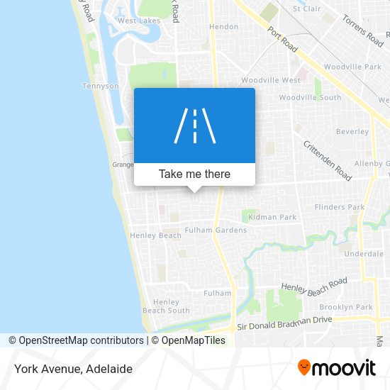 York Avenue map
