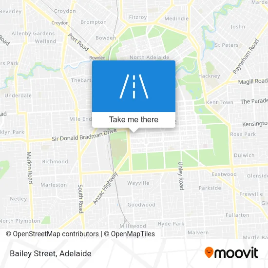 Bailey Street map