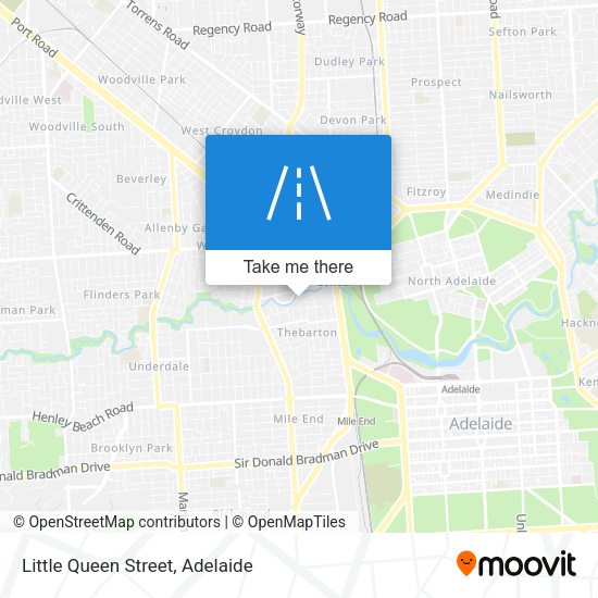 Little Queen Street map
