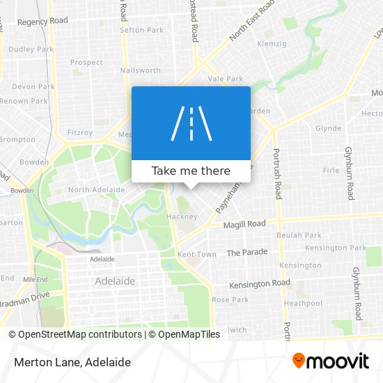 Merton Lane map