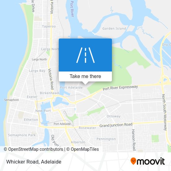 Whicker Road map