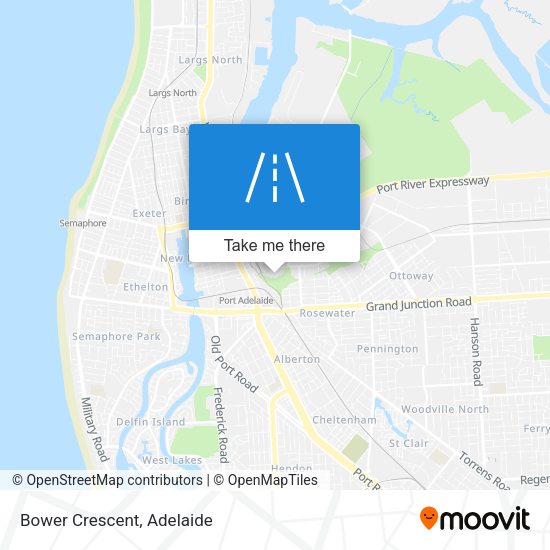 Bower Crescent map