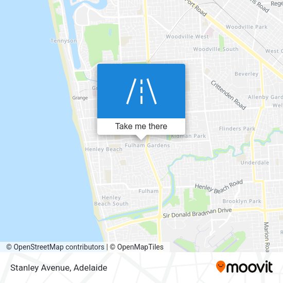 Stanley Avenue map