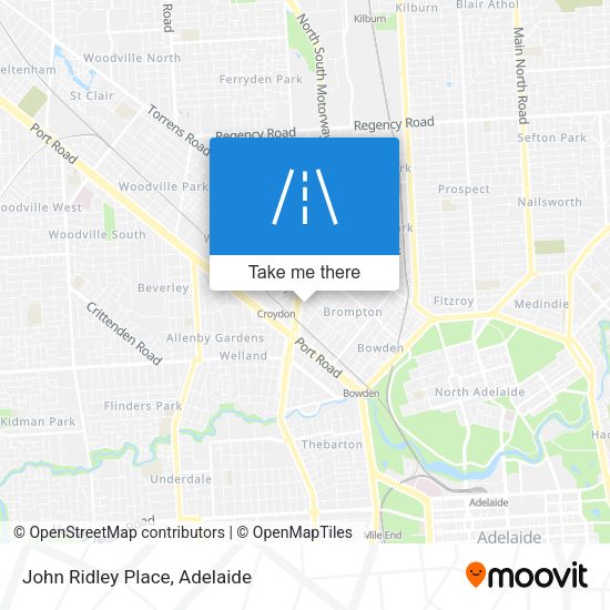 John Ridley Place map