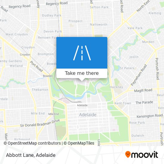 Abbott Lane map