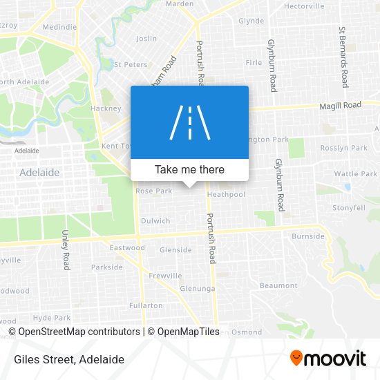 Giles Street map