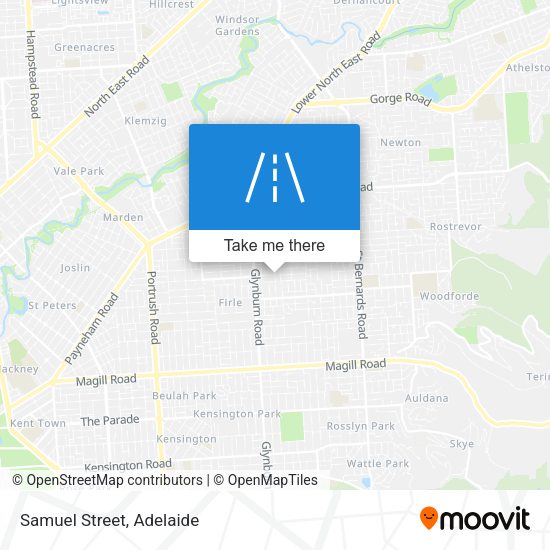 Samuel Street map
