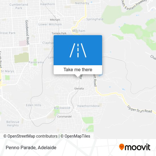 Penno Parade map