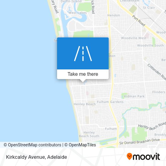 Kirkcaldy Avenue map