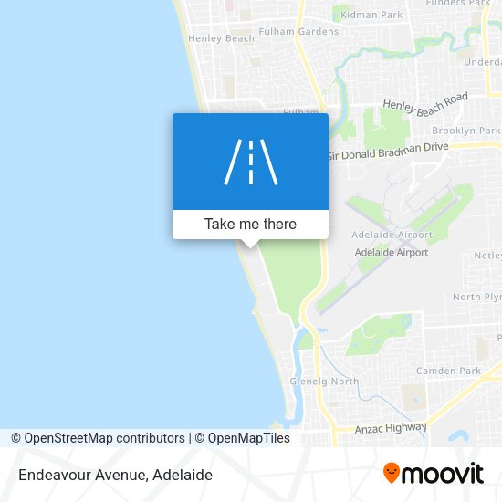 Endeavour Avenue map