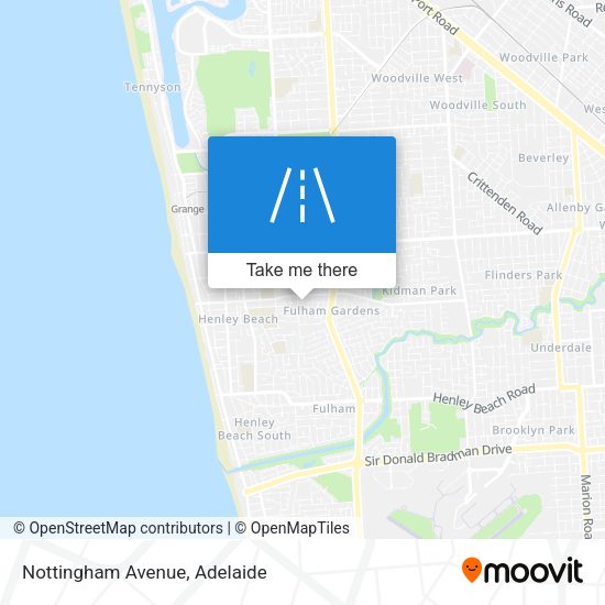 Nottingham Avenue map