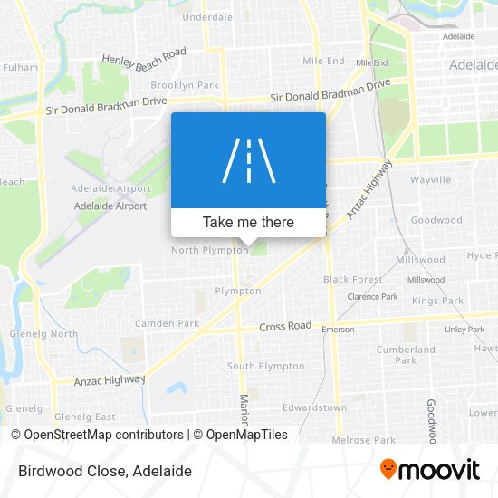 Birdwood Close map