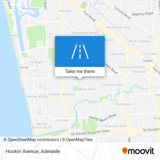 Hoskin Avenue map
