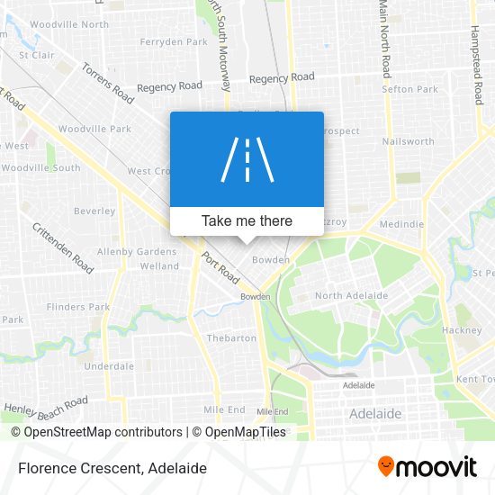 Florence Crescent map