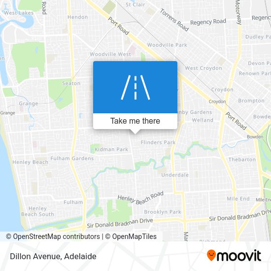 Dillon Avenue map