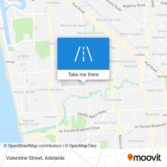 Valentine Street map