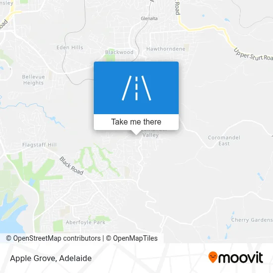 Apple Grove map