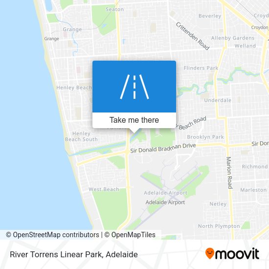 River Torrens Linear Park map
