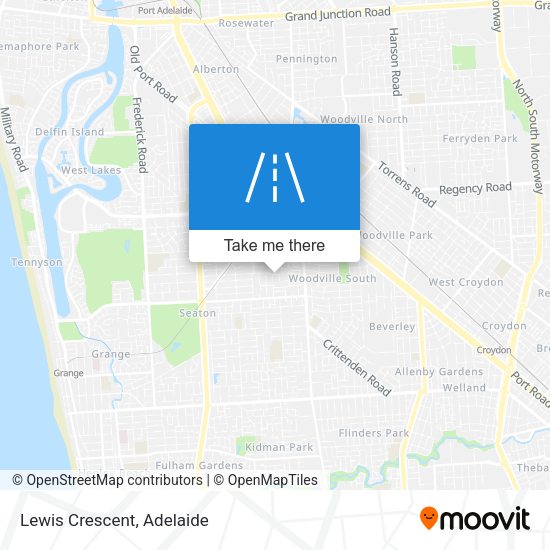 Lewis Crescent map
