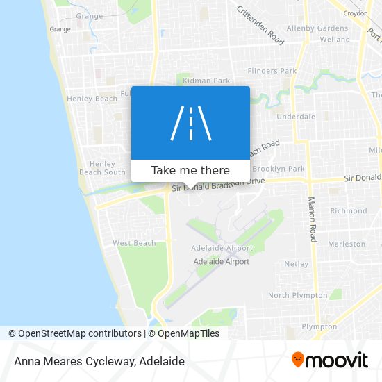 Anna Meares Cycleway map