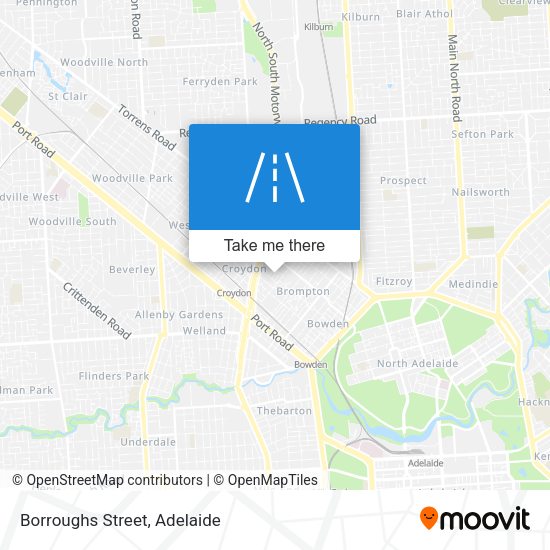 Borroughs Street map
