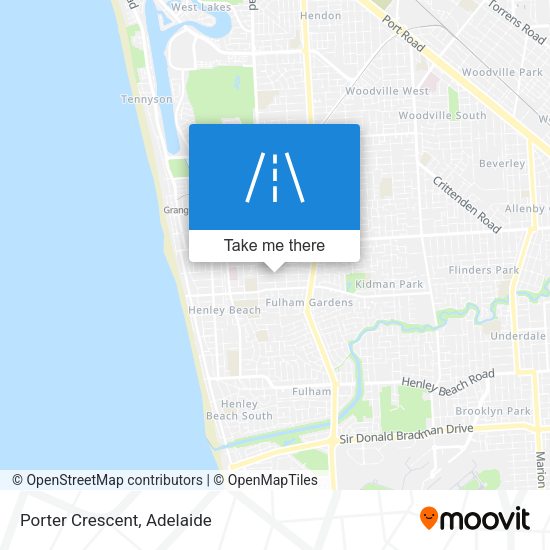 Porter Crescent map