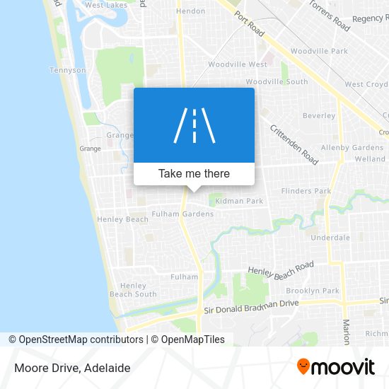 Moore Drive map