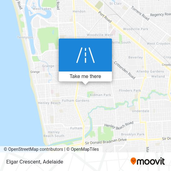 Elgar Crescent map