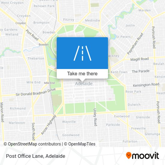 Post Office Lane map