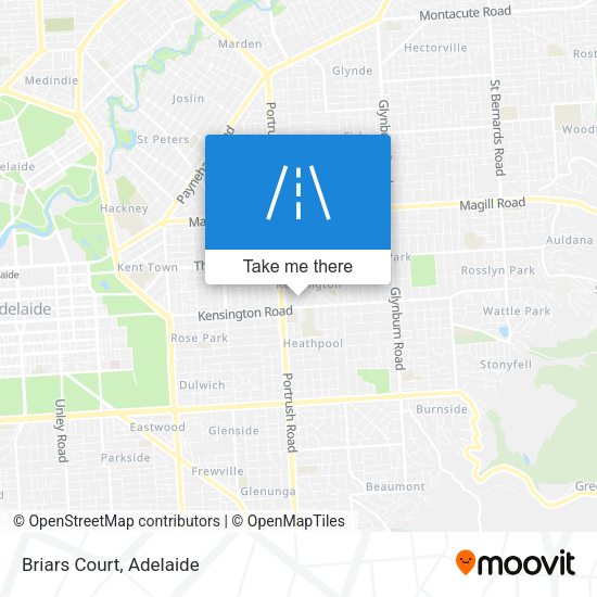 Briars Court map